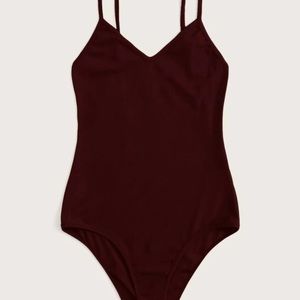Solid Skinny Cami Bodysuit